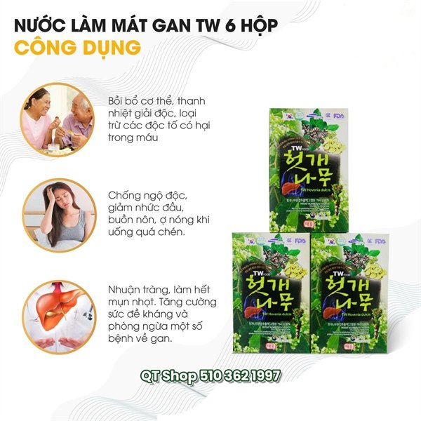 Nước Bổ Mát Gan - Thải Độc Gan - 30 ea - DỒN HỘP - EXP 202712