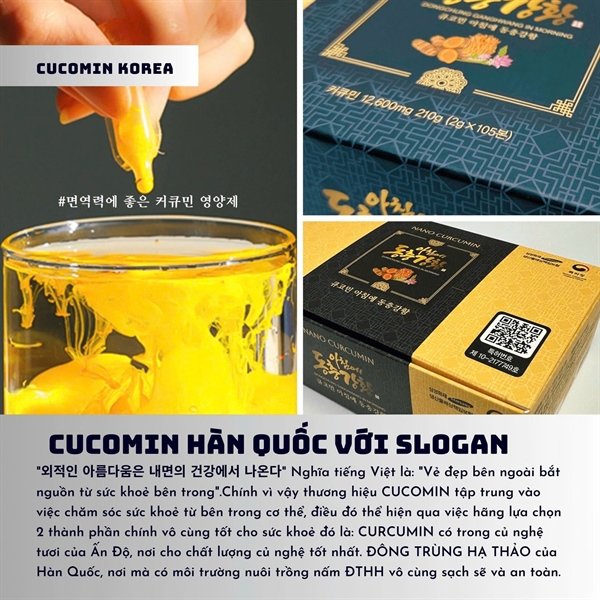 NONE 1 - Nước Nghệ Đông Trùng HQ - 105 tép - EXP 202707