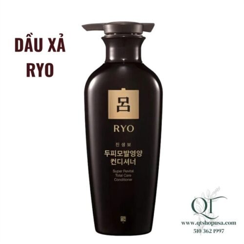 7389656e3e1b43fe863c9326d61d6c0f RYO - Dầu Xả Super Revital Total Care Conditioner - 400ml - EXP 2028