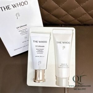 THE WHOO - SET MINI KCN Whoo Trắng UV Ultimate Brightening Tone Up Sunscreen Niacinamide