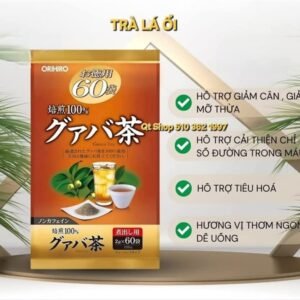 TRÀ ỔI ORIHIRO HỖ TRỢ GIẢM CÂN - 60 gói - Japan - EXP 202704