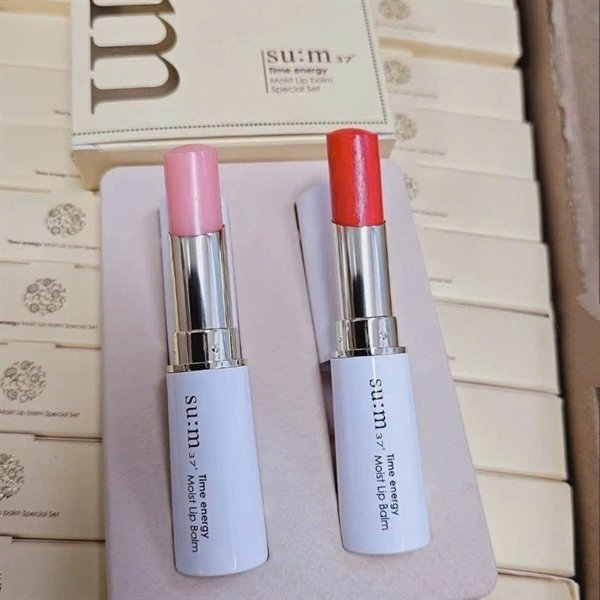 SUM37 - Set 2 Son Dưỡng Time Energy Moist Lip Balm - EXP 202803