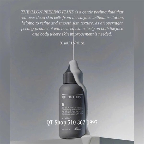 7649de3d988c4aa3bc289ada29f94ea2 THE ILLON - Peeling Fluid - Serum Peel Trị Mụn Ẩn - 50ml