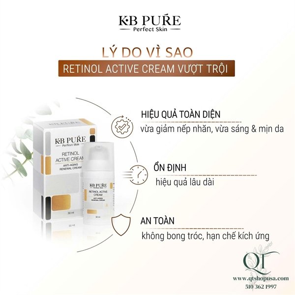 KB Pure - Retinol Active Cream 1.5% 30ml - EXP 202812
