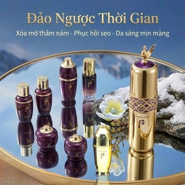 THE WHOO - Hoàn Lưu Cao Set Tinh Chất Vàng HLC - EXP 202806 - 1100$