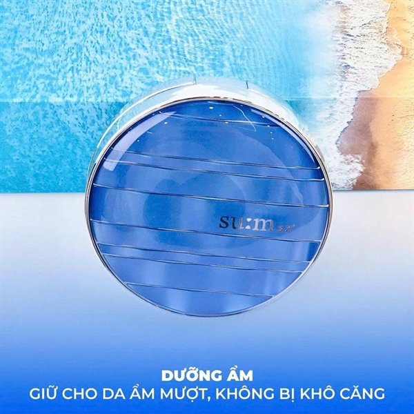 SUM37 - Phấn Cushion Sum Xanh - Tông #21 - 1 Hộp tặng Nước Thần - EXP 202806