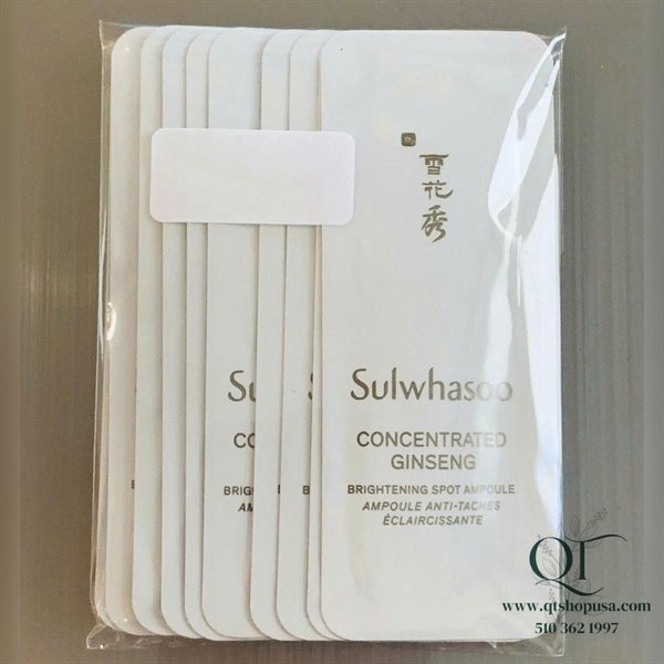 7b2895327e614855af0630ac00c5a958 SULWHASOO - Sample Ampoule Trị nám Brightening Spot 1ml x 12 gói - EXP 20280119