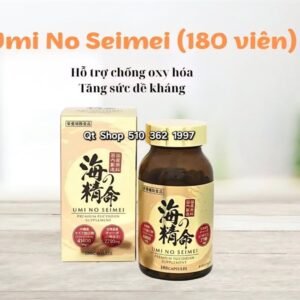 7b6c3185688f444d87d8419be318c0a2 Viên Uống Fucoidan Vàng Umi no Seimei - 180 viên - Japan - Date 202803