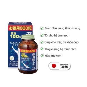 7bf1824296f84a9087089e37d74a4f51 Sụn Vi Cá Mập- 360 Viên - Japan - MÓP HỘP - EXP 20280305