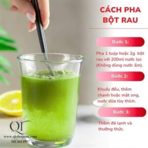 RÁCH HỘP - Bột Rau Má Không Đường VN - 15 gói x 3gr