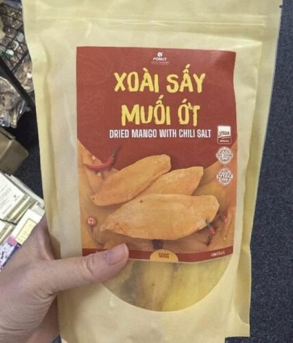 Xoài Sấy Muối Ớt 500gr