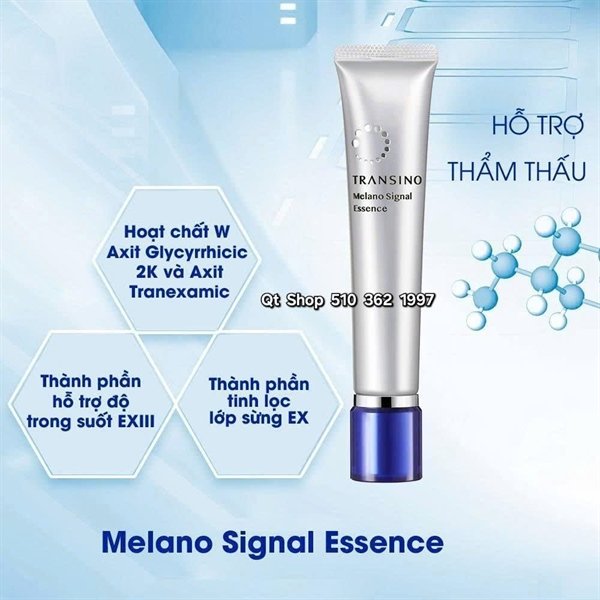 7e7ac05092ef40d3a131b005db836f65 Tinh chất dưỡng trắng da Transino Melano Signal Essence - 50gr - Date 03/2028