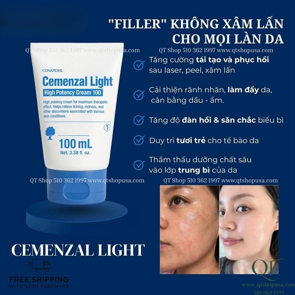 Pharmesthetics - Kem Dưỡng Tái Cấu Trúc - Tái Định Vị Ban Ngày Cemenzal Light 100ml - EXP 202808