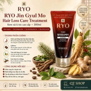 RYO - Dầu Xả Dưỡng Tóc Hair Loss Expert Care Treatment - 300ml - Exp 2028.06