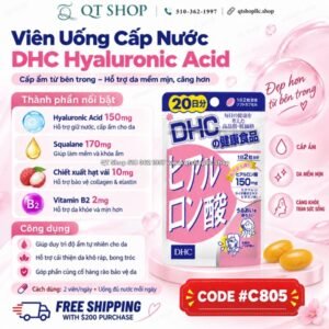 DHC - Viên Cấp Nước Japan - 20 viên - EXP 2027.09