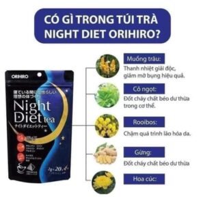 Trà Night Tea Diet - Japan EXP 202708