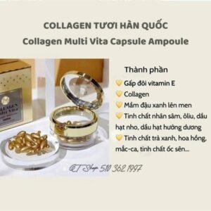 Collagen Tươi - (Thoa Mặt)- 38 viên - EXP 202901