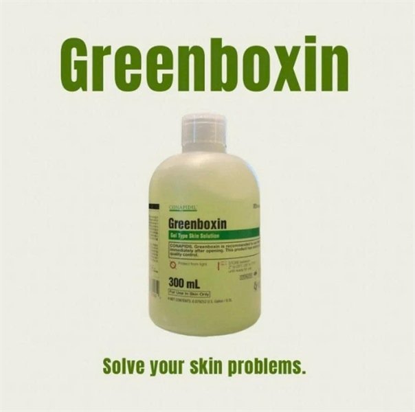 Pharmesthetics- CONAPIDIL Greenboxin Gel Type Skin Solution 300ml