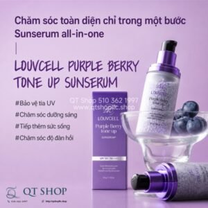 82c2035e32534951833982b1bb255665 LOUVCELL - Purple Berry Tone Up Sunserum - 50ml - EXP 202905