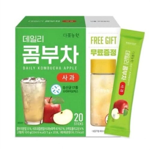82caf7bc81a04265b41995973832b0f3 Kombucha TÁO - 20 tép tặng 1 bình - EXP 202707