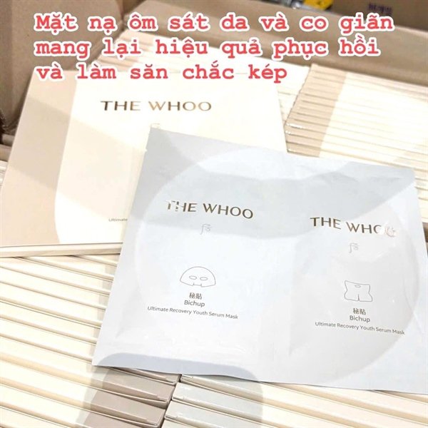 THE WHOO BICHUP - Mask Bichop Ultimate Recovery Youth Serum Mask - Hàng Store - Set 10 each