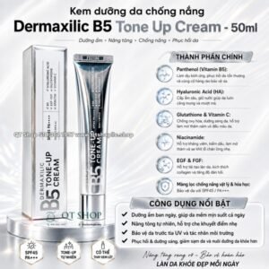 Kem Dưỡng Dermaxilic B5 Tone Up Cream - EXP 202809
