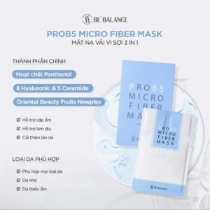 BeBalance - MICROFIBER Mask Xanh Dương PRO B5 Phục Hồi - 10 ea