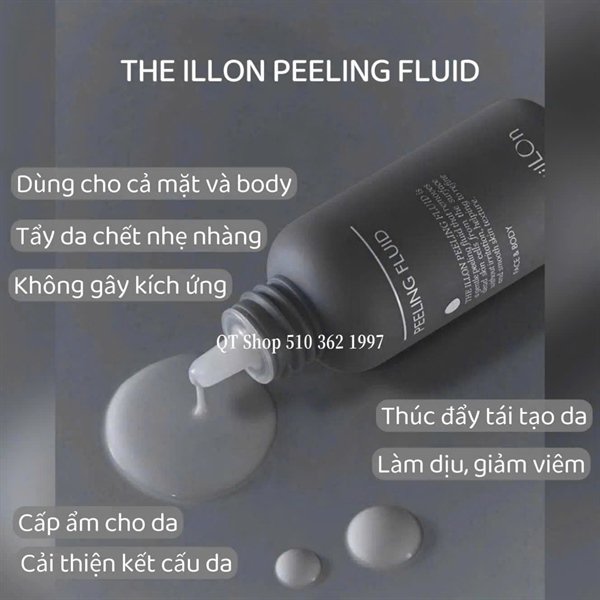 87b837dfdf5549beb6ff1b0a2a99971a THE ILLON - Peeling Fluid - Serum Peel Trị Mụn Ẩn - 50ml