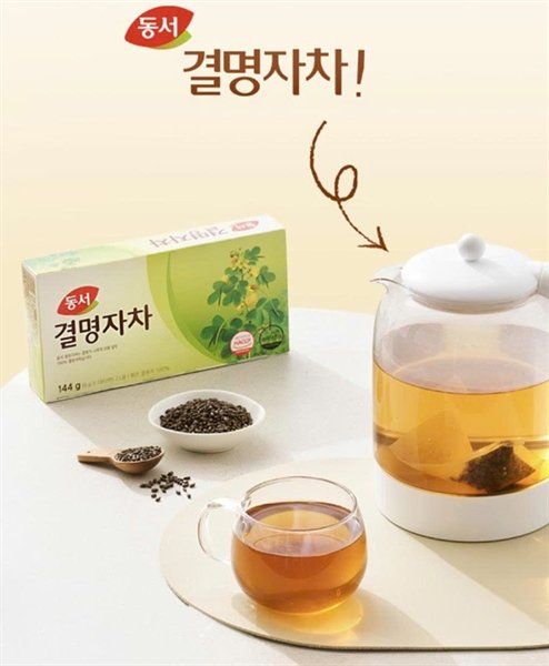 88142f72d9fa49e8af9b370714f54de0 Trà hạt quế Gyeolmyeongja Dongsuh - 18 gói - EXP 20261225