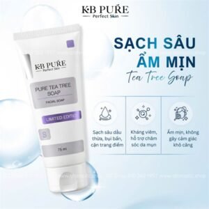 89b6ce37ccc34a09b676b5e7133043c1 KB PURE - SRM Tea Tree Soap 75ml - Limited Edition - EXP 202709