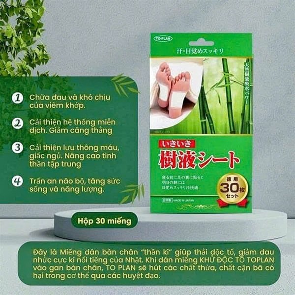 Dán Thải Độc Chân - Japan - 30ea