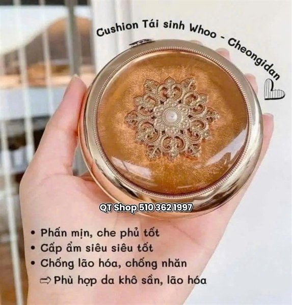 8afca6edae26431ebfb3daabe08639ac THE WHOO - Phấn Cushion Hoa Hiên - 110$ - Tông #21 - tặng 1 Lõi - EXP 202807