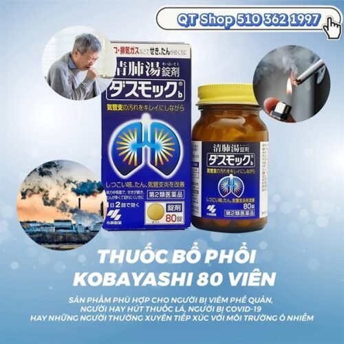 Viên uống bổ phổi JP - 80 viên - Japan - EXP 202711