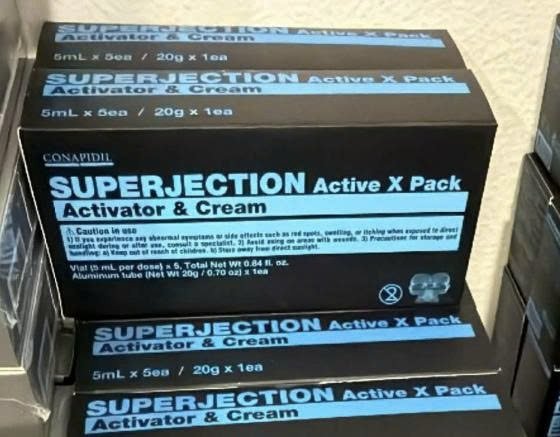 Pharmesthetics - Conapidil SUPERJECTION Active X Pack Activator & Cream 5mlx5ea/ 20gx1ea