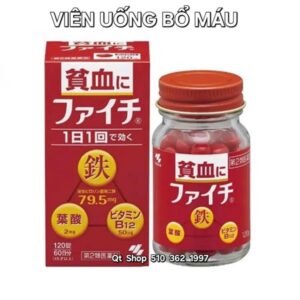 Viên uống bổ máu Faichi - 60 ea - Japan - EXP 202612