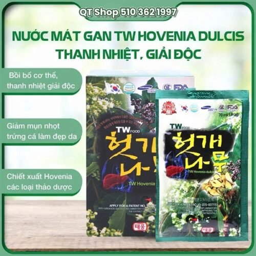 Nước Bổ Mát Gan - Thải Độc Gan - 30 ea - DỒN HỘP - EXP 202712
