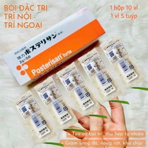 8f382e94dd684423ac52a032d148f9f8 Thuốc Trĩ Japan - vỉ 5 ống - EXP 202706