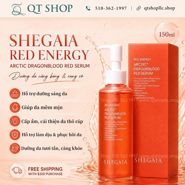 SHEGAIA - @ - Serum Huyết Rồng Dragonblood Red Serum - 150ml