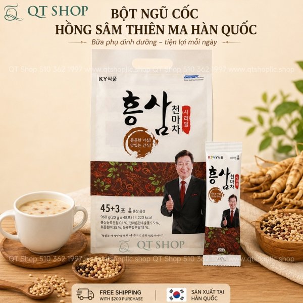 LIMIT 1 - Ngũ Cốc Thiên Ma Hồng Sâm 48 gói - EXP 202801