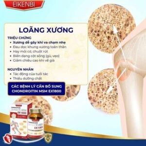 SALE - Viên bổ xương khớp Chondroitin MSM EX1800 Eikenbi💖 - Japan - EXP 202606