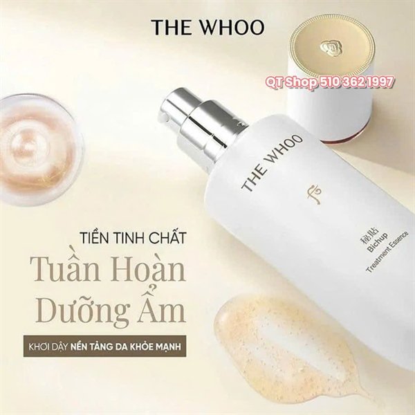 THE WHOO BICHUP - Set Tinh Chất First Care Bichop Treatment Essence - 130ml - Tặng túi - EXP 202810