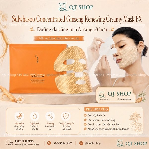 Mask Sulwhasoo - 1 Miếng - Exp 202707