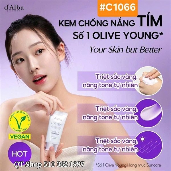 KCN D'Alba TÍM - KHÔNG HỘP - EXP 202712