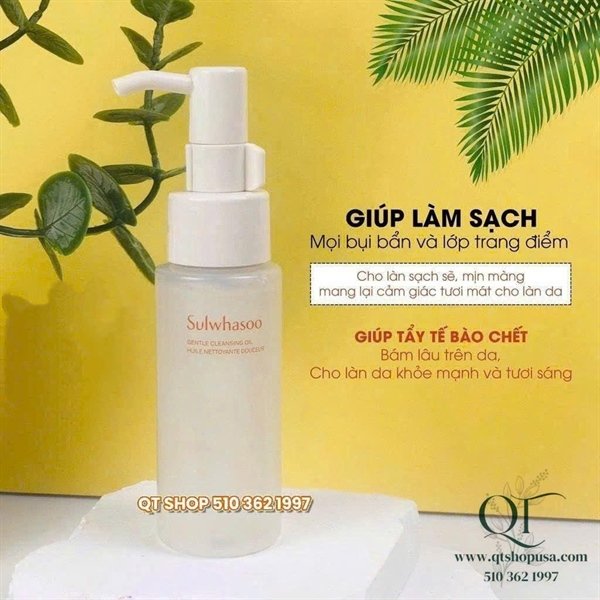 SULWHASOO - Mini Dầu Tẩy Trang Cleansing Oil - 50 ml - EXP 20280512