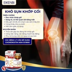 SALE - Viên bổ xương khớp Chondroitin MSM EX1800 Eikenbi💖 - Japan - EXP 202606