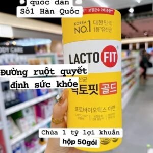 Men vi sinh LACTOFIT - Màu vàng - hộp 60 gói (Hộp)