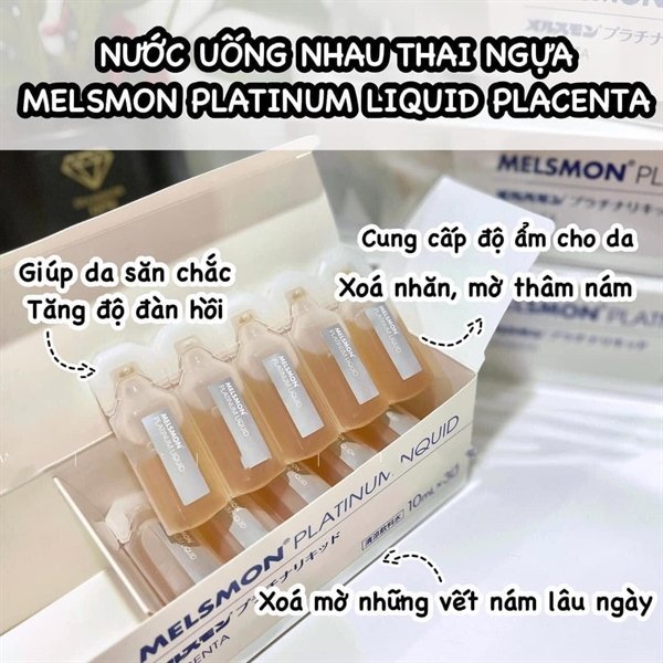 Nhau Thai Ngựa Melsmon - Japan - 30 ống - EXP 202704