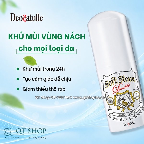 Deonatulle - Lăn Nách Đá Khoáng Japan 20g