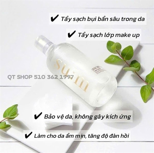 9c22bb66c071486386379aacdeee7210 SUM37 - @ - Nước Tẩy Trang Sum Mới - 400ml tặng 2 mini x100ml - EXP 202805