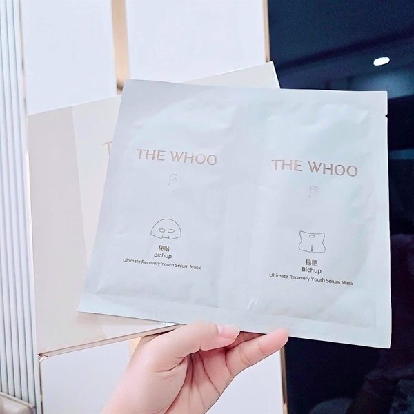 THE WHOO BICHUP - Mask The Whoo Bichop Ultimate Recovery Youth Serum Mask - Hàng Store - LẺ 1 Miếng
